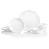 Corelle Vitrelle 18-Piece Service for 6 Dinnerware Set, Triple...