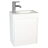 eclife Bathroom Vanity W/Sink Combo 16” for Small Space MDF...