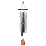 Woodstock Wind Chimes Amazing Grace Chime Medium (24'') Silver...