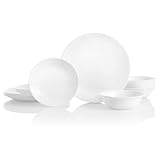 Corelle Vitrelle 18-Piece Service for 6 Dinnerware Set Triple...