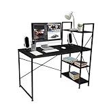 Halter Computer Desk with Storage Shelves - Home Office...
