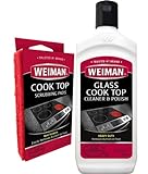 Weiman Ceramic and Glass Cooktop Cleaner - Heavy Duty Cleaner and...