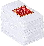 Utopia Kitchen [12 Pack] Flour Sack Tea Towels, 28' x 28' Ring...