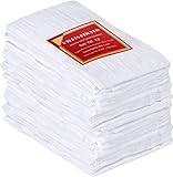 Utopia Kitchen [12 Pack Flour Sack Tea Towels, 28' x 28' Ring...