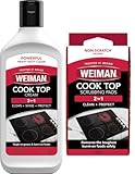 Weiman Ceramic and Glass Cooktop Cleaner - Heavy Duty Cleaner and...