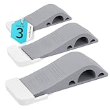 Wundermax Door Stoppers - Pack of 3 Rubber Door Wedge for Carpet,...