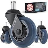 Stealtho Office Chair Caster Wheels Replacement Set of 5 -...