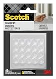 Scotch SP951-NA Bumpers and Door Stops, 1/2' Round, Clear, 40...