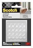 Scotch SP951-NA Bumpers and Door Stops, 1/2' Round, Clear, 40...