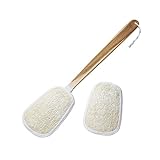 FAAY 17 Inch Natural Exfoliating Loofah Back Scrubber On a Stick...