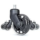 Rollerblade Office Chair Wheels (Set of 5) - Traditional Caster...