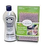 BAR KEEPERS FRIEND Cooktop Cleaner Kit. Liquid (13 OZ) and Non...