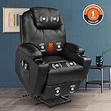 MAGIC UNION Power Lift Chair Electric Recliner Faux Leather...
