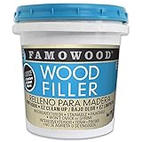 FamoWood, Natural 40022126 Latex Wood Filler-Pint, Pack of 1