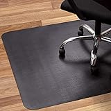 Office Chair Mat for Hardwood and Tile Floor, Black, Anti-Slip,...