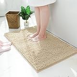 ITSOFT Extra Large Plush Microfiber Non Slip Soft Bathroom Rug,...