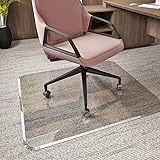 45” x 53” Glass Chair Mat with Exclusive Beveled Edge by...