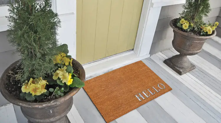 different types of door mats