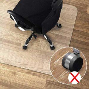 Komene Non Toxic Clear & Thick Office Chair Mat for Hardwood Floor