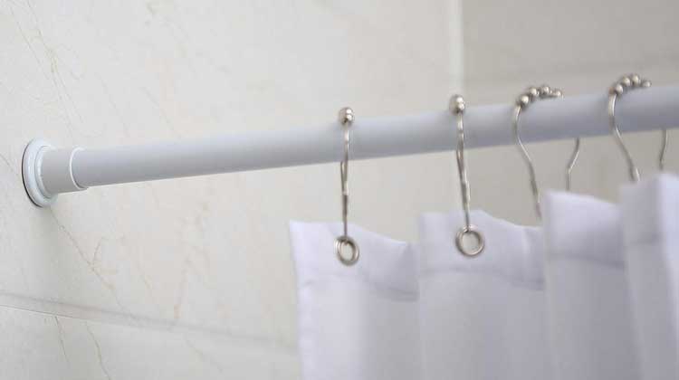 Best Shower Curtain Rods Tension Curved Rod Reviews 2019 Allzone Heavy Duty Tension Shower Curtain Rod