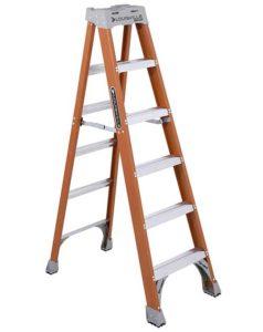 6 feet Fiberglass Platform Ladder