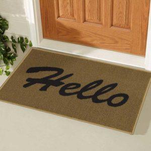 Rectangular Hello Doormat