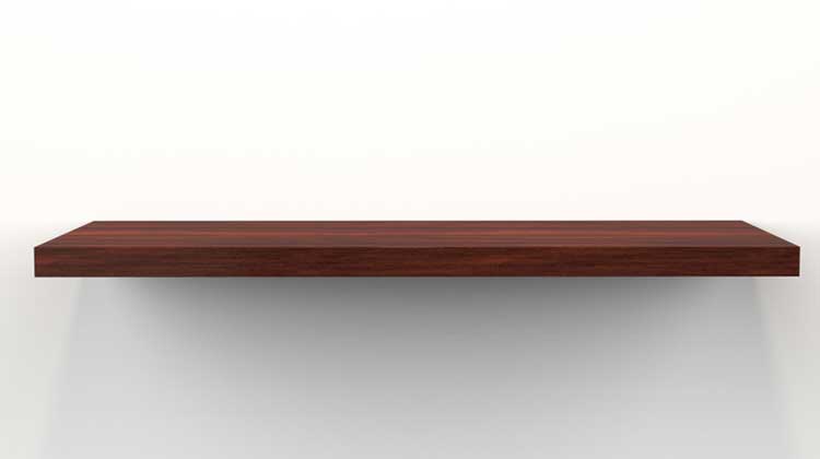 How to hang floating shelves without brackets thehomedigs