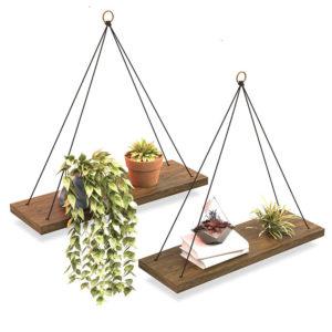 Boho Wall Hanging Shelf