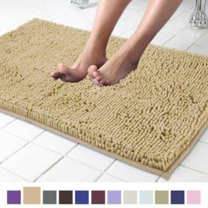 Microfibers Bath Mat for Bathroom Rugs Water Absorbent Carpet