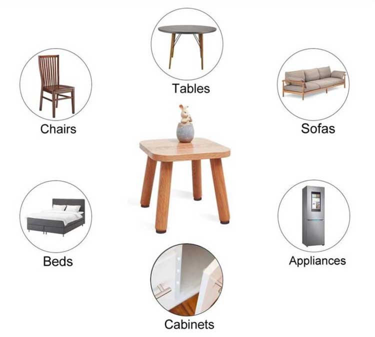 Anti Scratch Floor Protectors Furniture Pads
