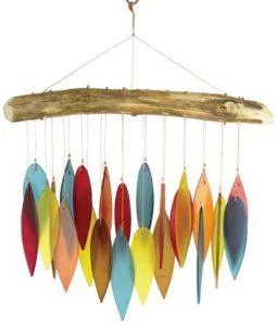 Blue Handworks Santa Fe Glass Wind Chime