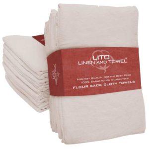 Linen and Towel - Highly Absorbent Flour-Sack Dish Towels