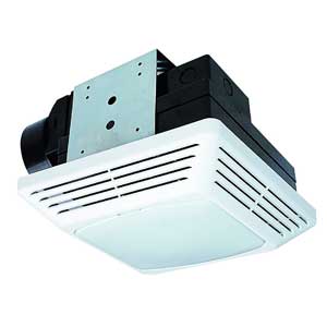 Air King - modern bathroom exhaust fan with led light