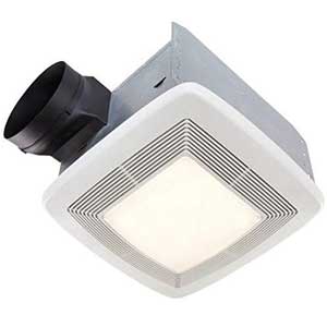 Broan - quiet bathroom exhaust fan with led light