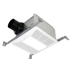 Quiet Bathroom Exhaust Fan with LED Light