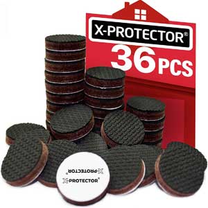 X-Protector Non-Slip Grippers Pads - Furniture Stoppers to Keep Furniture in Place