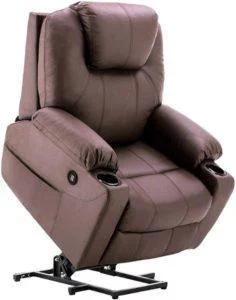 Mcombo Electric Power Lift Recliner Sofa - Best Power Recliner with Heat and Massage