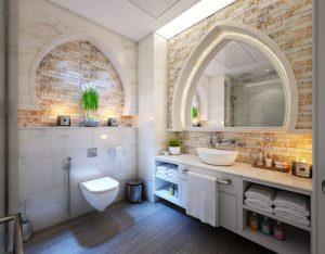 a bathroom interior with Best bathroom vanity