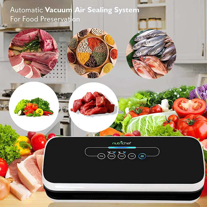 automatic vacuum sealing system for food preservation