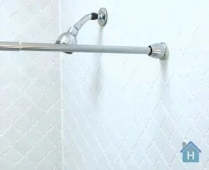 how to fix shower curtain rod from falling down