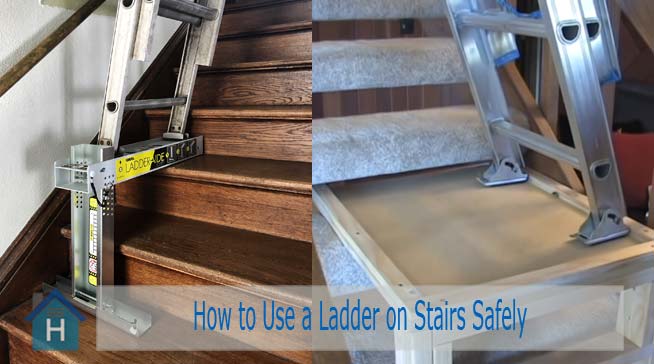 How to Use a Ladder on Stairs Safely Following 3 Ways 1