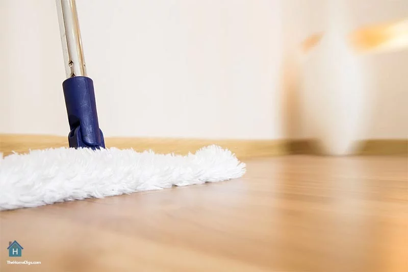 Microfiber Dust Mop is the best thing to use to clean wood floors