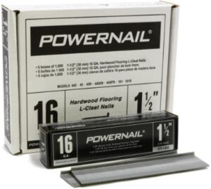 Powernail PowerCleats 16ga L-Cleats Best for 3/4 Hardwood Flooring