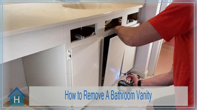 Remove Cheap Bathroom Vanity