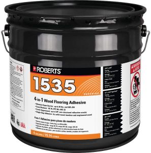 Roberts/Q E P R1535-4 Premium 4 In1 Wood Flooring Urethane Adhesive 4 Gal.