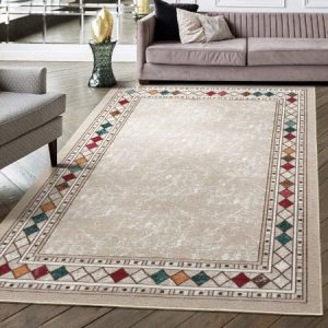 Antep Rugs Alfombras Modern Bordered Indoor Area Rugs