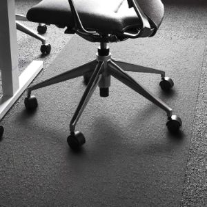 Floortex Polycarbonate Large 60" x 60" Office Chair Mat for All Pile Carpets