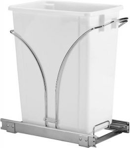 Household Essentials 9-Gallon Under Cabinet Pull Out Sliding Trash Can