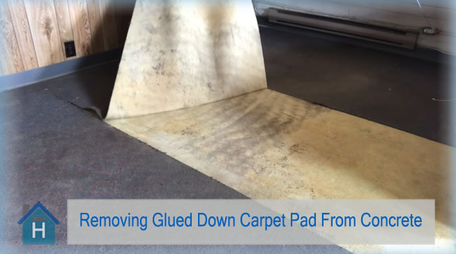 Removing-Glued-Down-Carpet-Pad-From-Concrete