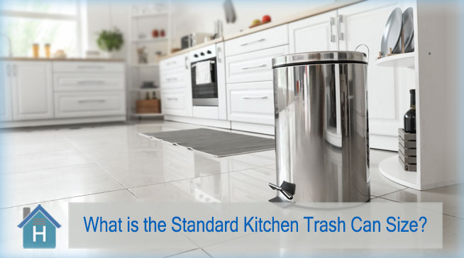 What Size Trash Can for Kitchen is Standard